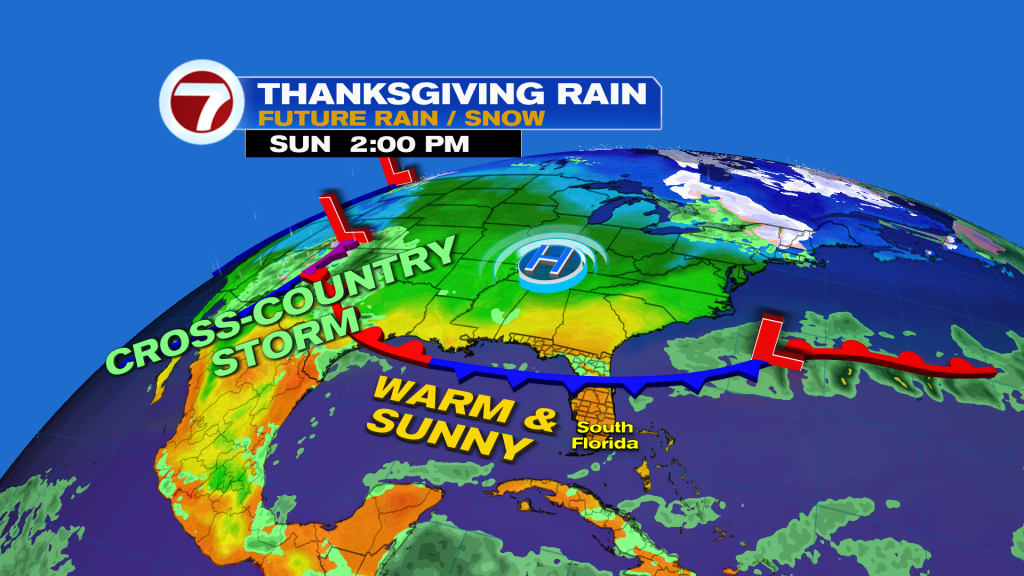 Mudanças chegando na semana do feriado de Ação de Graças.
