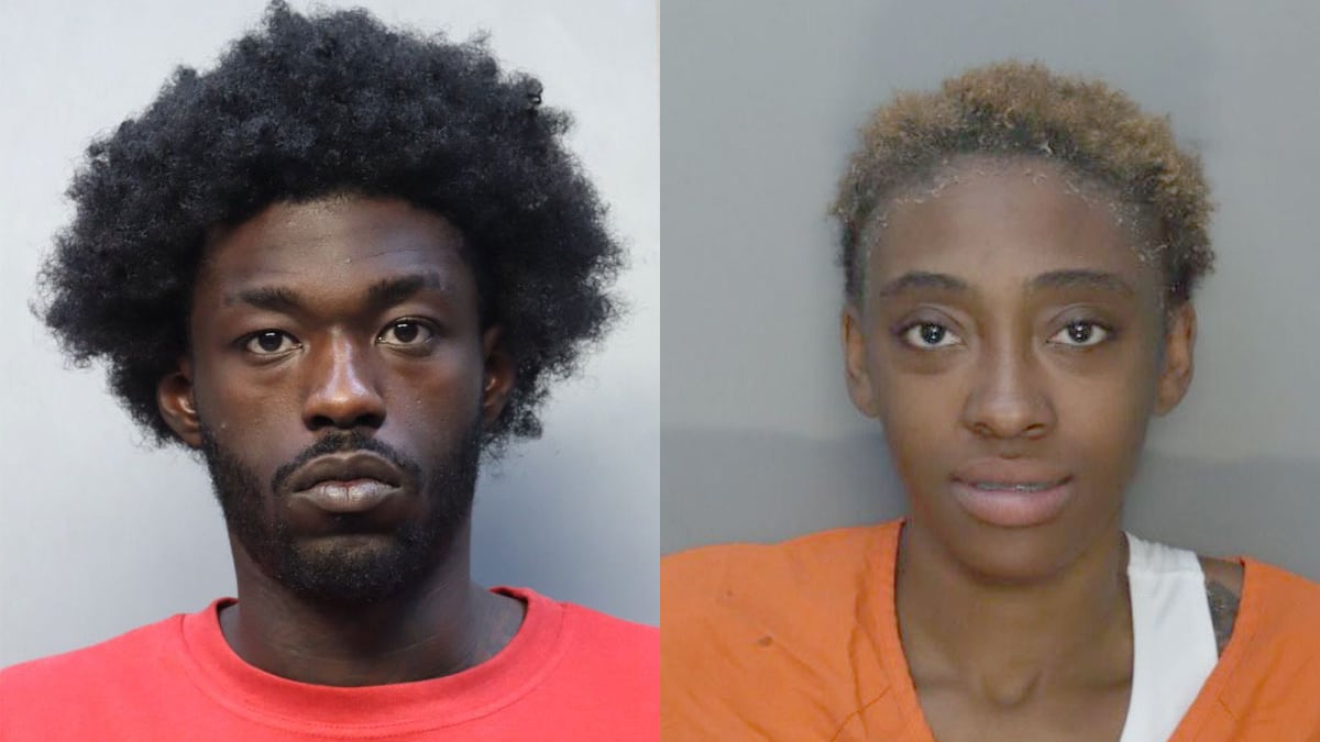 Oficiais de polícia de Miami Springs prendem 2 suspeitos de tráfico humano, resgatam criança pequena e sua mãe.